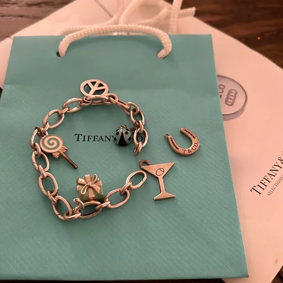 Tiffany & Co. Bracelet with Charms - Picture 1 of 3